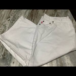 White denim pants. NWT